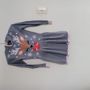 Christmas dress with hood